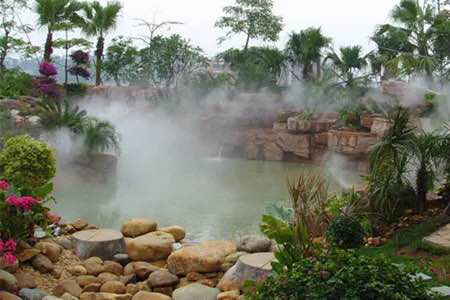 關(guān)于景觀造霧噴霧造景的好處