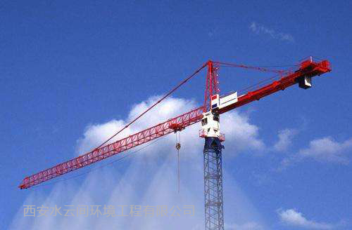 水云間塔吊噴淋降塵方案