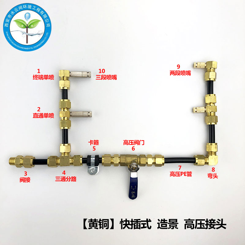 人造霧霧化噴頭